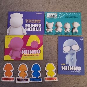 Kidrobot Munny Stickers Promo Cards SET NWOT